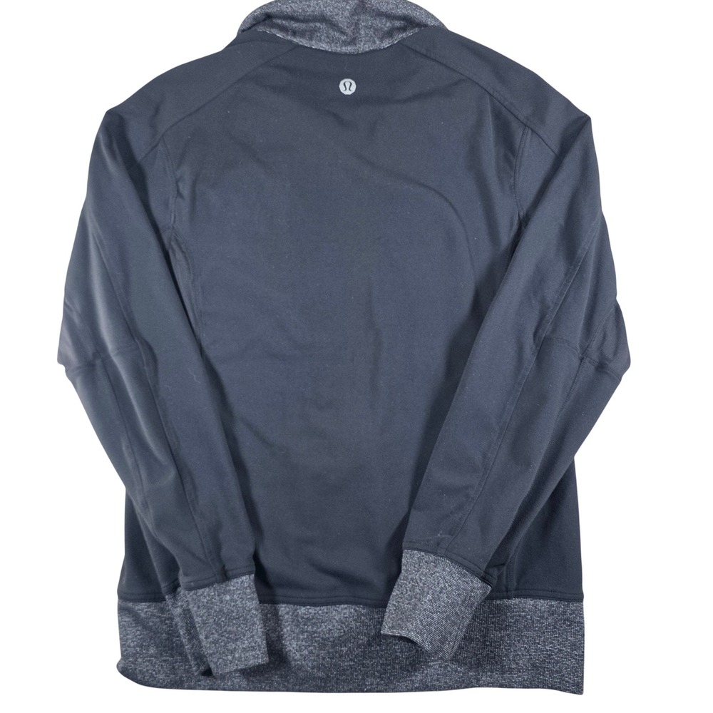 Lululemon Post Gravity Jacket Men's Large L Black Gray Full Zip Athletic Running - Picture 2 of 8